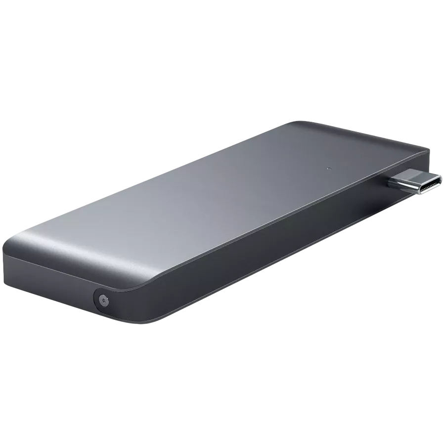 Адаптер Satechi Type-C USB 3.0 Passthrough Hub Space Gray — Зображення №3