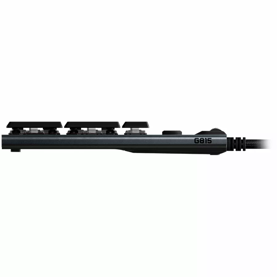 Πληκτρολόγιο LOGITECH G815, GL Clicky Switch, Ενσύρματο, Μαύρο, Διεθνή Αγγλικά — Εικών №3