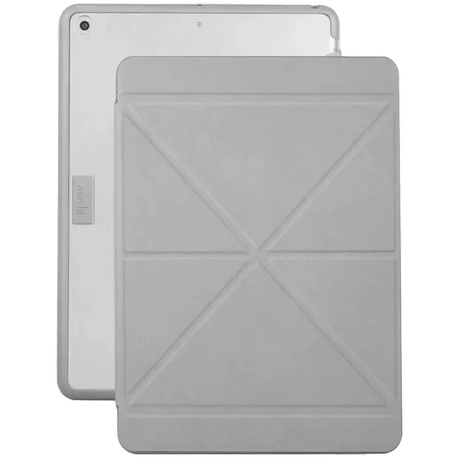 Обложка Smart Cover MOSHI VersaCover  Серая для iPad (7-го, 8-го и 9-го поколения) — Изображение №1