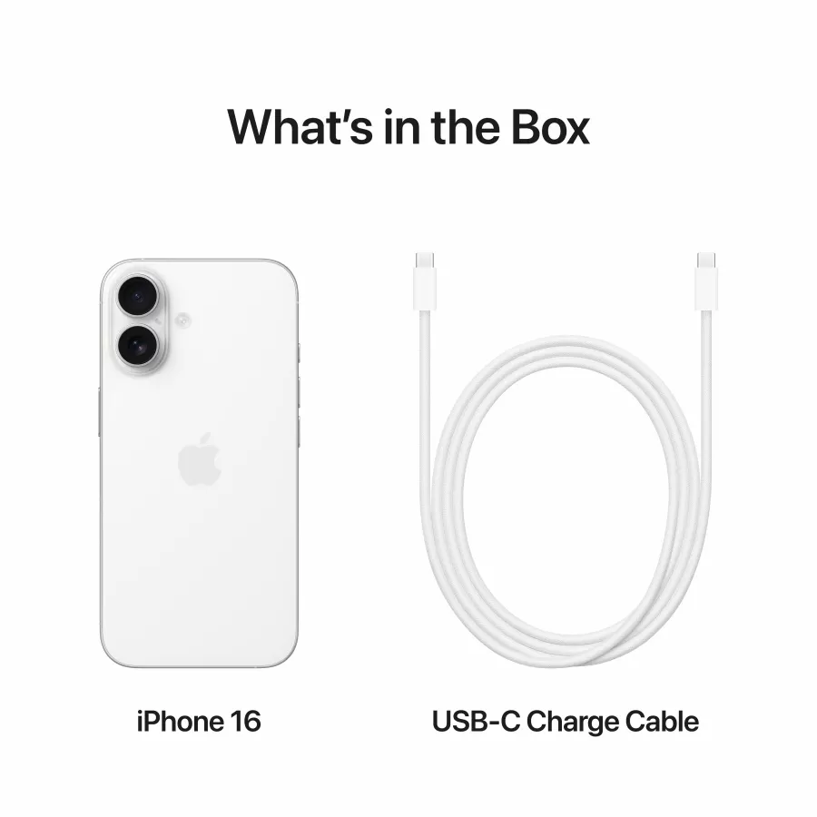 Apple iPhone 16, 128 GB, White — Image №8