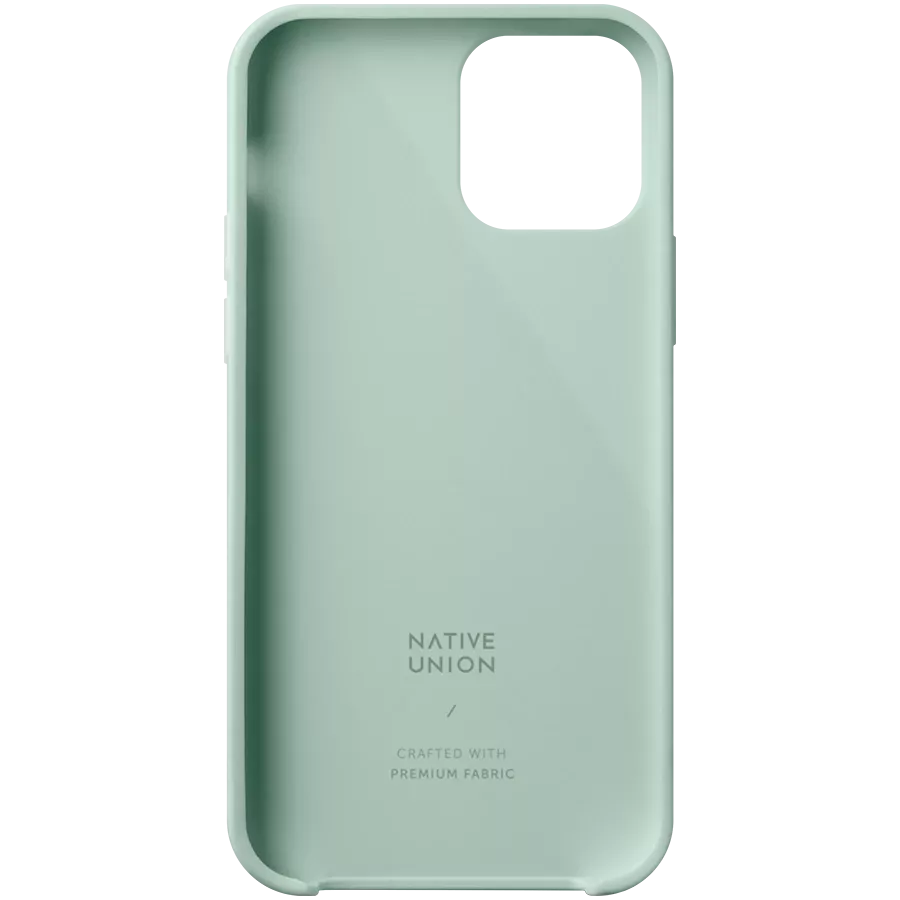 NATIVE UNION Чехол CLIC CANVAS  Зеленый для iPhone 12 mini — image №4