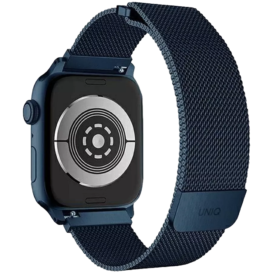 Band UNIQ Dante Strap Mesh Steel for Apple Watch 41/40/38 Dante Cobalt Blue for Apple Watch 38/40/41 mm — image №2
