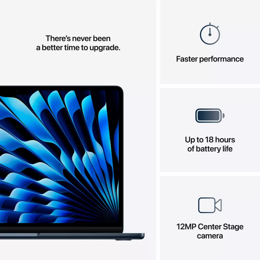 Apple MacBook Air 13.6"  Apple M4 (10C CPU/10C GPU), 24 GB, 512 GB, Midnight, 2025 — Image №11