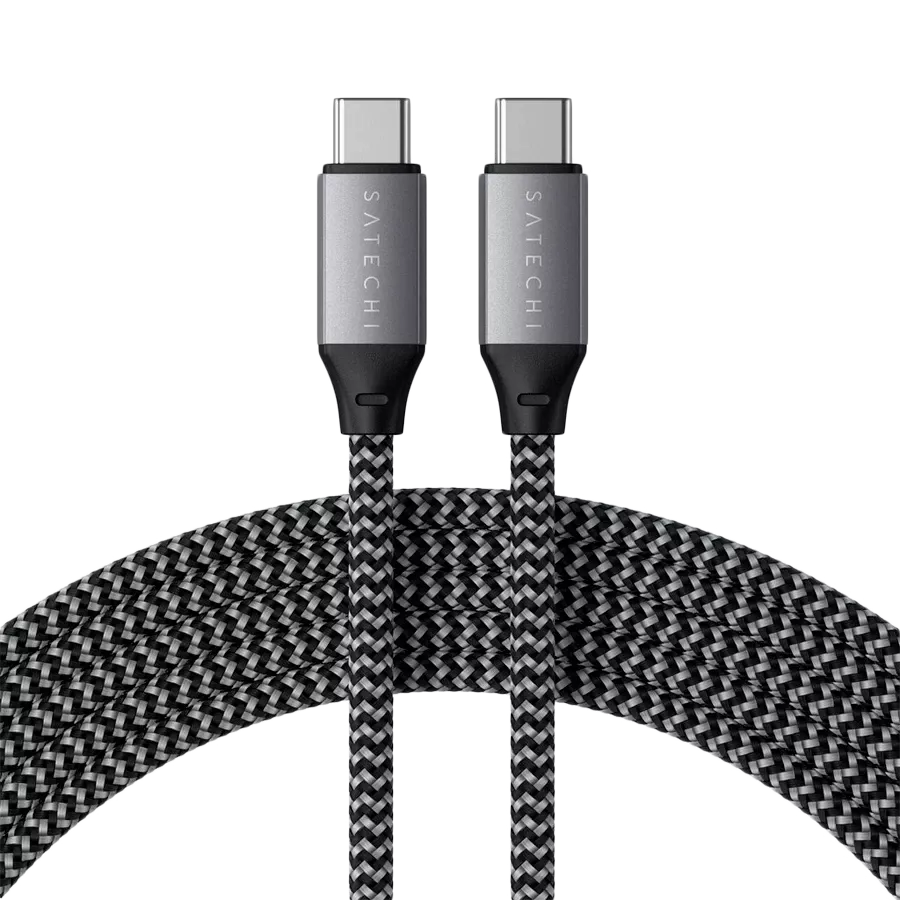 SATECHI USB-C Cable, 2 m, Space Gray — Image №1