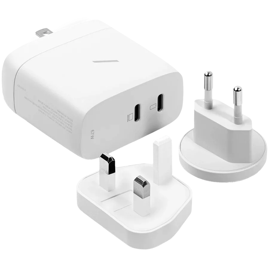 Адаптер питания NATIVE UNION USB-A, USB-C, 67 Вт, Белый — image №3
