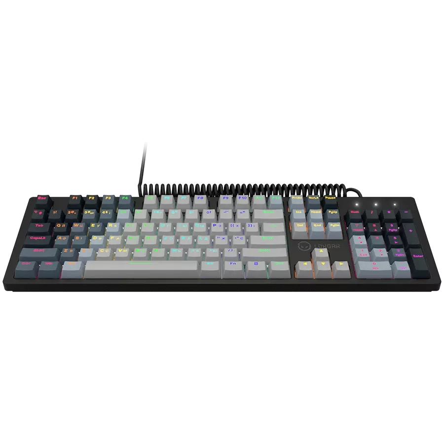 Ігрова клавіатура дротова LORGAR Azar 514 RGB Wired White (LRG-GK514W-UA) — Зображення №4