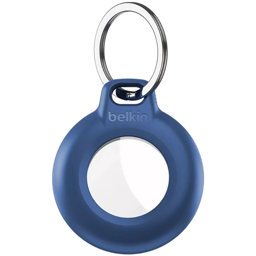 BELKIN Secure Holder for Airtag, Waterproof Keyring, 1 Pack, Blue — Image №1
