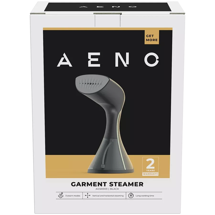 AENO GS3 Ατμοκαθαριστής ρούχων, Μαύρος — Εικών №7