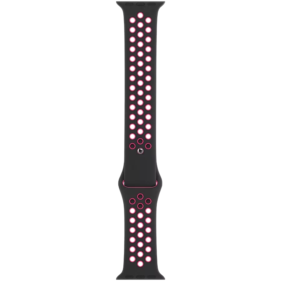 Band APPLE 44mm Nike Sport Band - S/M & M/L Black/Pink Blast — Image №2