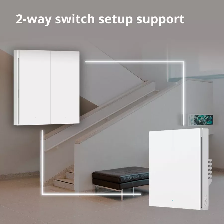 Aqara Smart Wall Switch H1 EU (No Neutral, Double Rocker) — Image №10