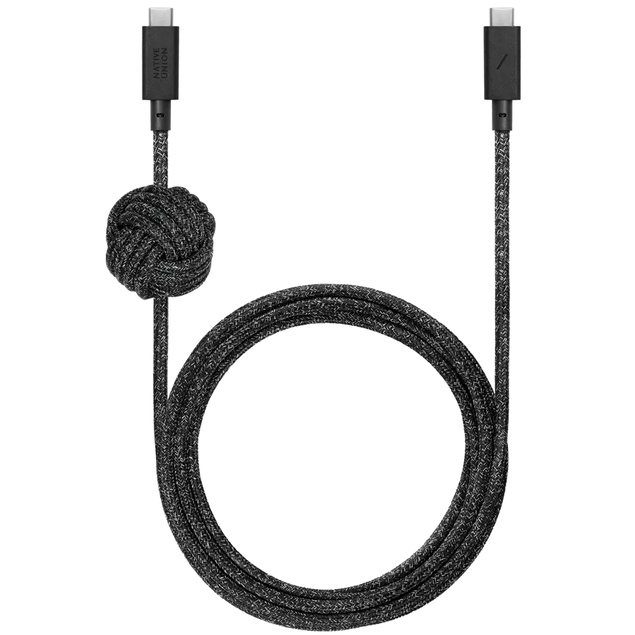 Кабель NATIVE UNION Anchor USB-C to USB-C 240W Cosmos Black 3m (ACABLE-C-COS-NP) — Зображення №1