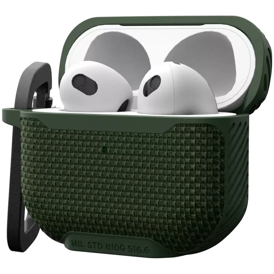 Protective Case UAG METROPOLIS BALLISTIC  Olive Drab for AirPods (Gen3) — Image №2
