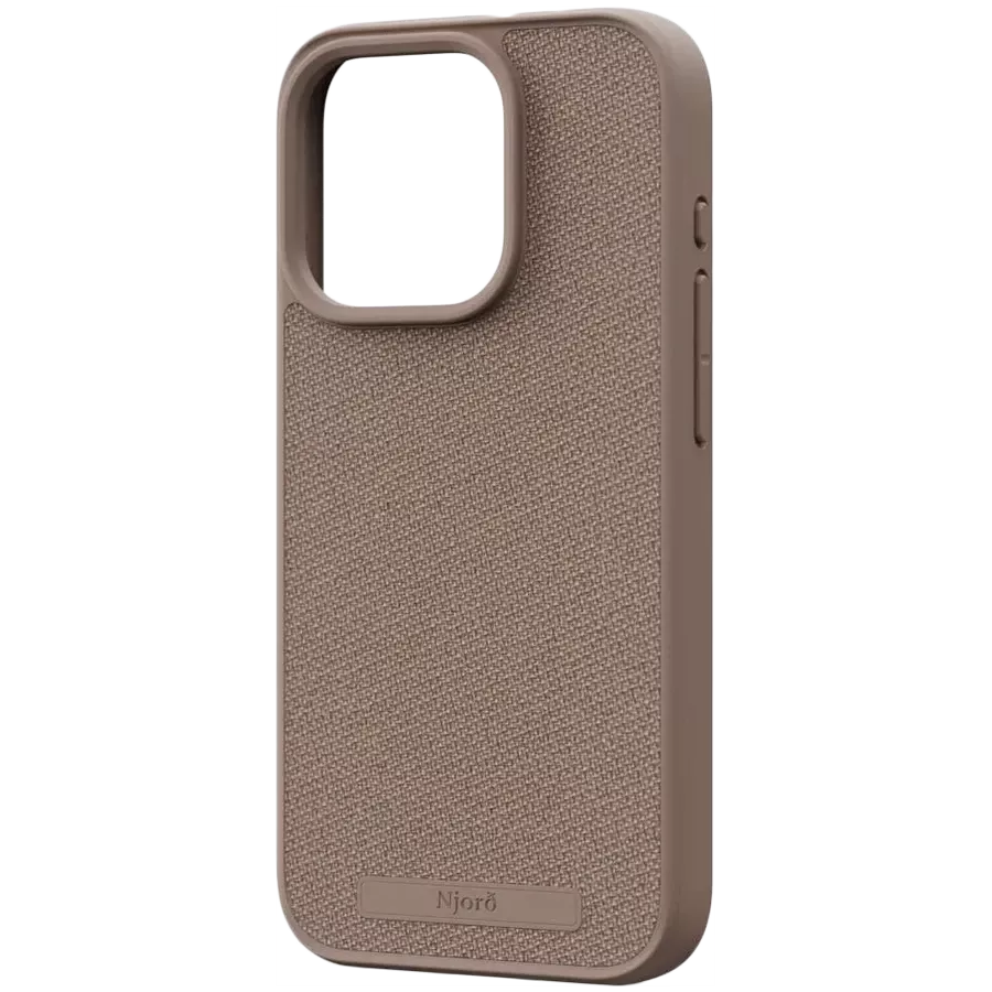 Պաշտպանիչ պատյան NJORD Fabric MagSafe հետ MagSafe Վարդագույն ավազ for iPhone 15 Pro — image №1