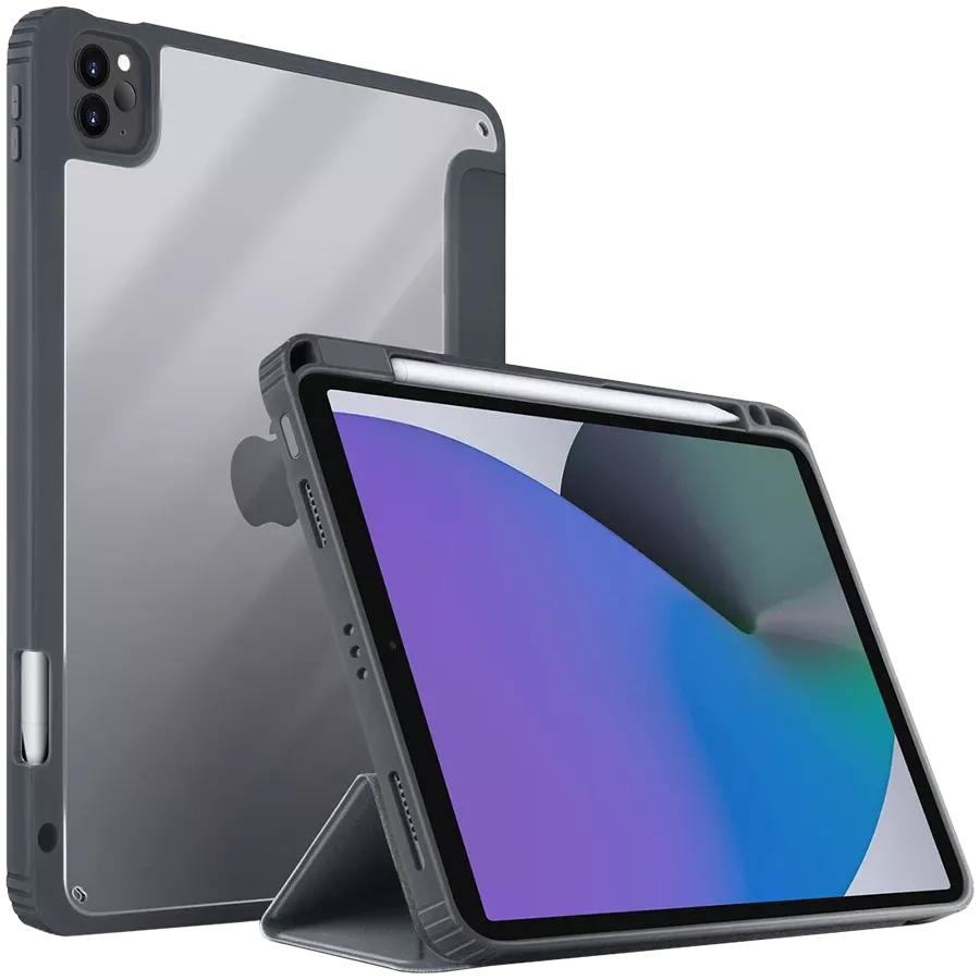 UNIQ Folio Case Moven , Gray for iPad mini (6th generation) — Image №1