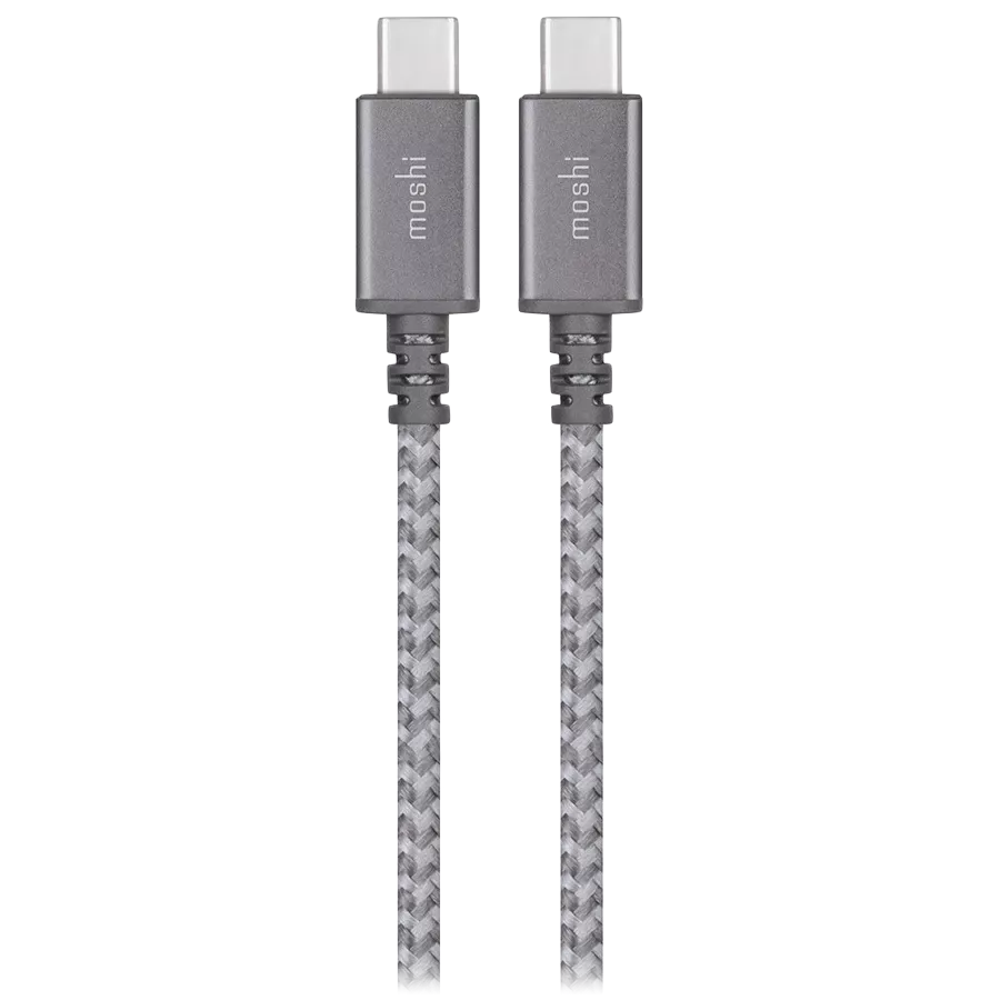 MOSHI Καλώδιο USB-C, 2 μετρητής, Titanium Gray — Εικών №1