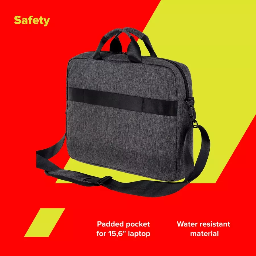 CANYON Сумка Laptop bag для 15.6"  Сірий для MacBook Pro 14/MacBook Pro 15/Ноутбук до 15.6" — Зображення №7