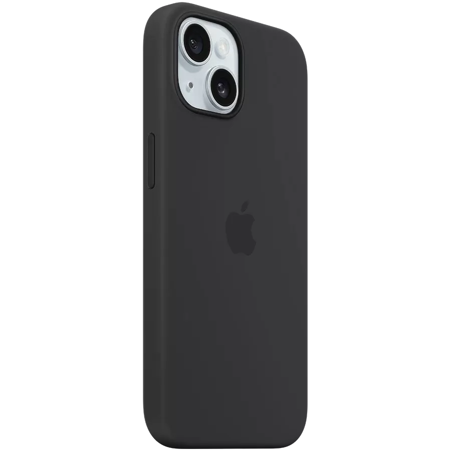 APPLE Silicone Case with MagSafe Black for iPhone 15 — Image №2