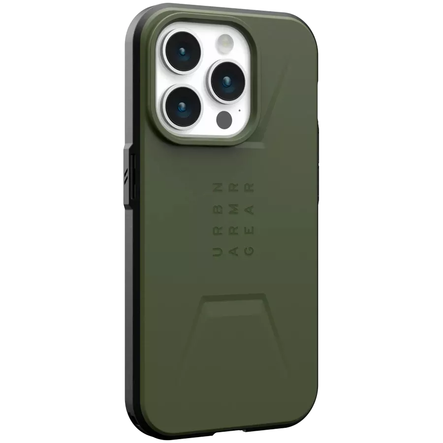 Чохол UAG з Magsafe для Apple iPhone 15 Pro Civilian, Olive Drab (114275117272) — Зображення №3