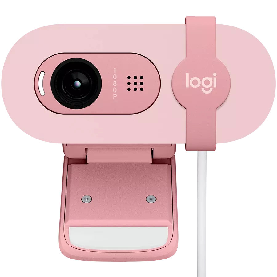 Вебкамера LOGITECH Brio 100 Full HD Webcam - ROSE - USB - EMEA28-935 (L960-001623) — Зображення №1