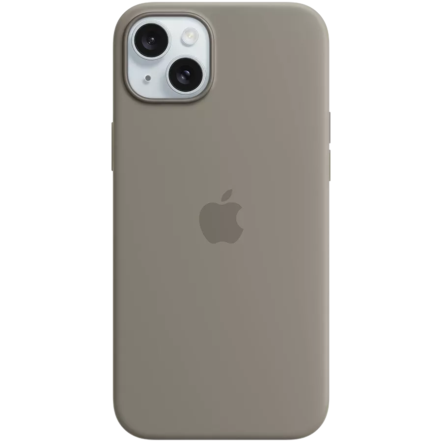 APPLE Silicone Case with MagSafe Clay for iPhone 15 Plus — Image №1