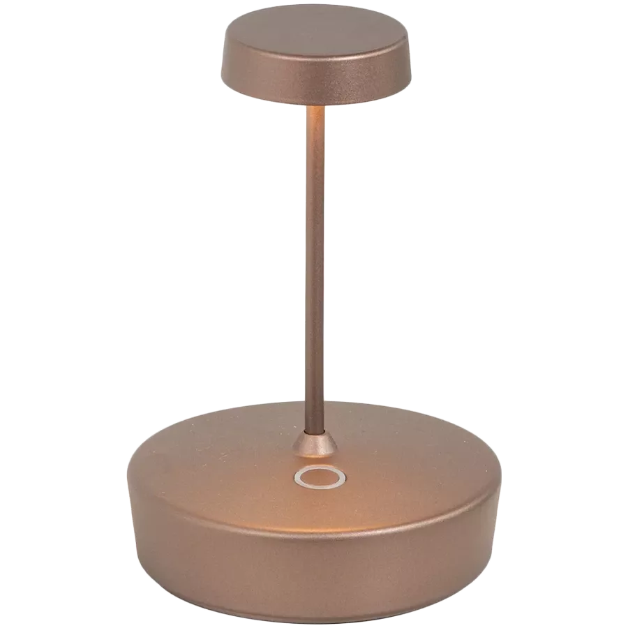 ZAFFERANO SWAP MINI TAVOLO 100x148mm. MATT BRONZE 2.0W LED 22/27/3000K- 5Vdc max 2A-IP65 — Εικών №1