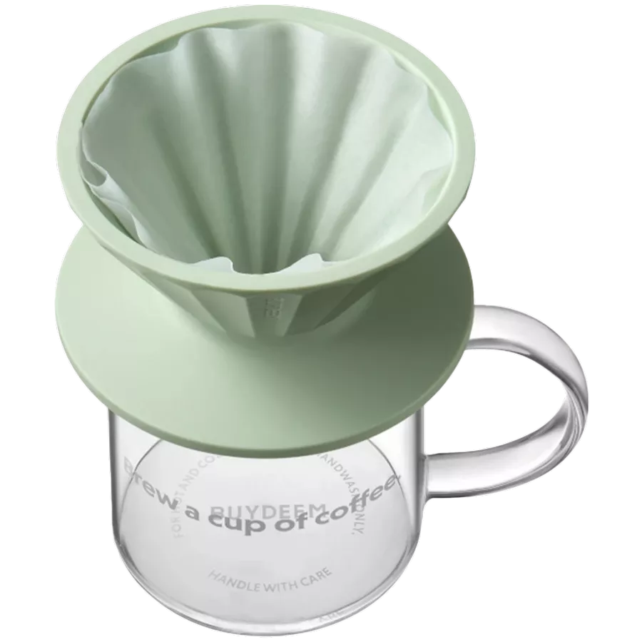 BUYDEEM Φίλτρο καφέ (350 χιλιοστόλιτρο), Cozy Greenish — Εικών №2