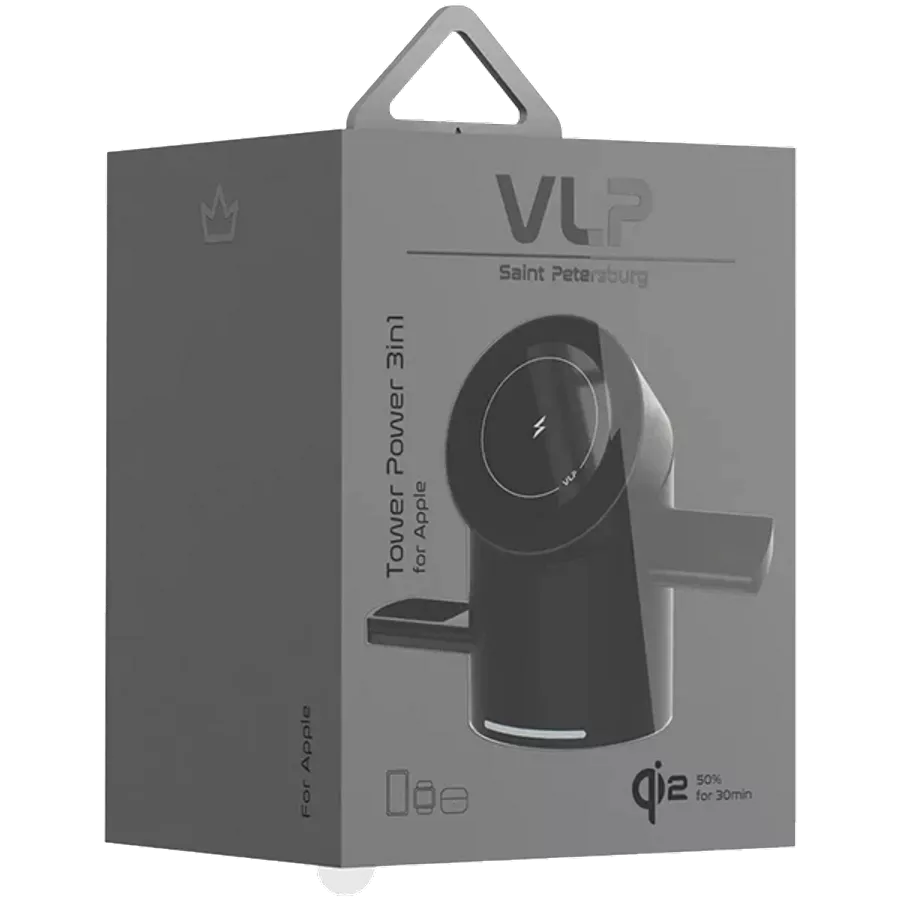 VLP Wireless Charger, 25 Վտ, Black Titanium — image №2