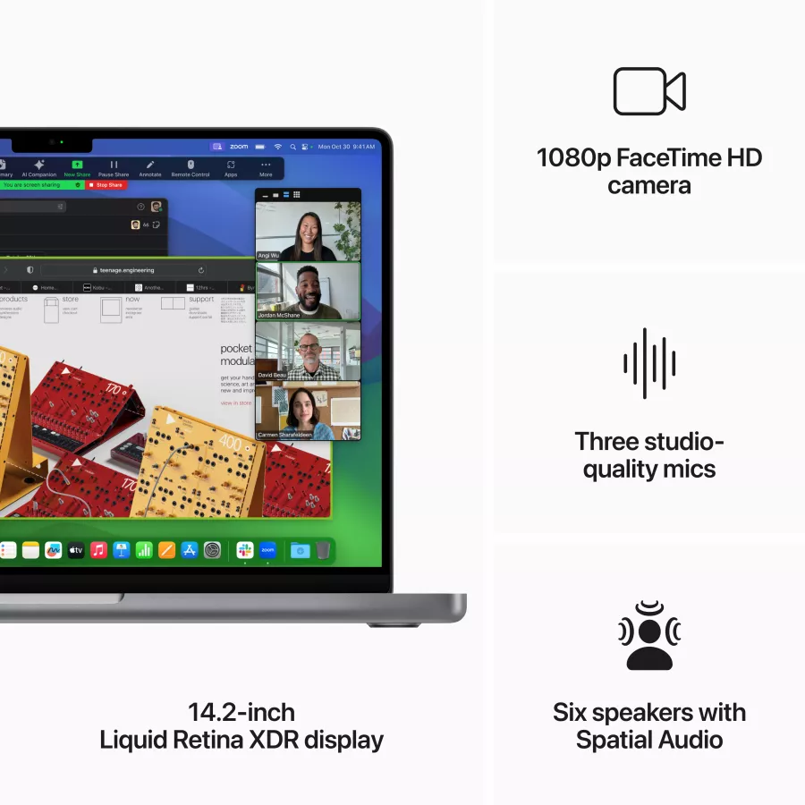 Apple MacBook Pro 14.2"  Apple M3 (8C CPU/10C GPU), 8 GB, 1 TB, Space Gray, 2023 — Image №5