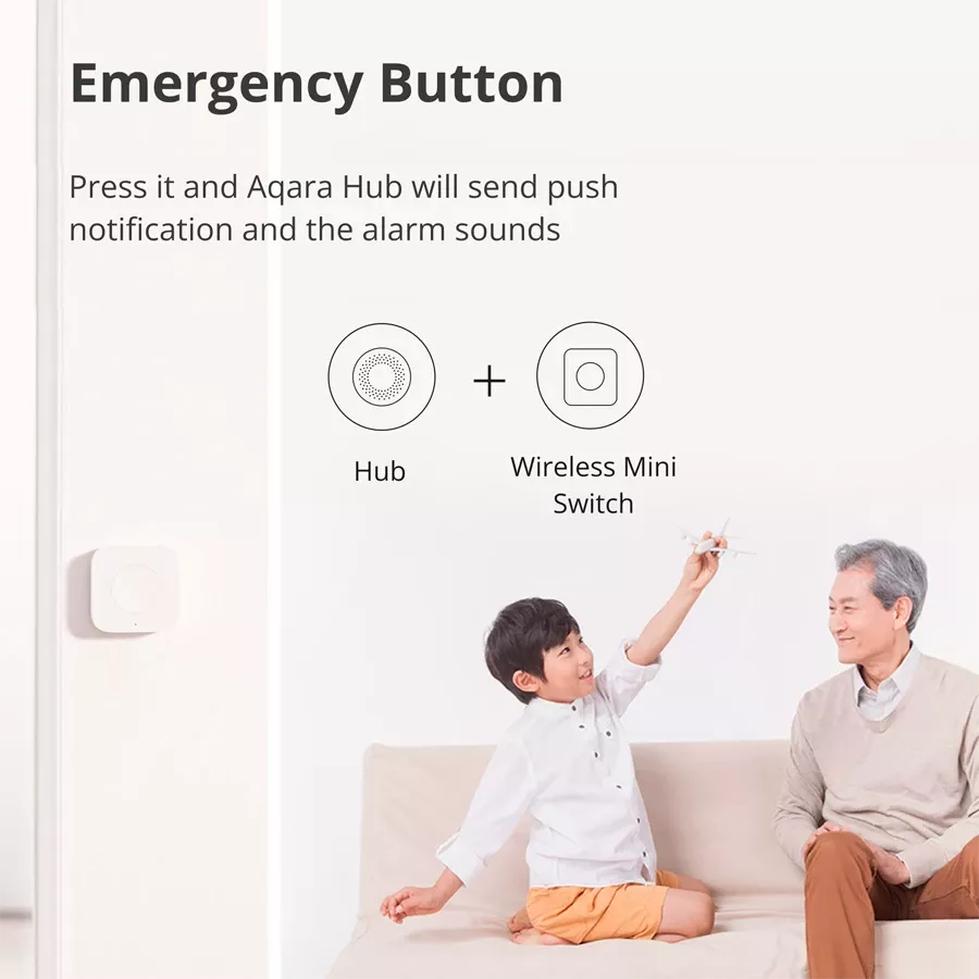 Smart Remote Control AQARA WXKG11LM Wireless Mini Switch (Wireless Switch (Mini)) — Image №9