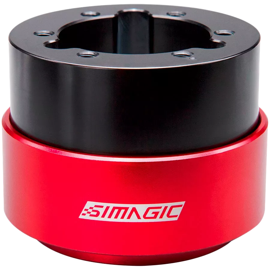 SIMAGIC QR50 Quick Release Base, Black/Red — Image №1
