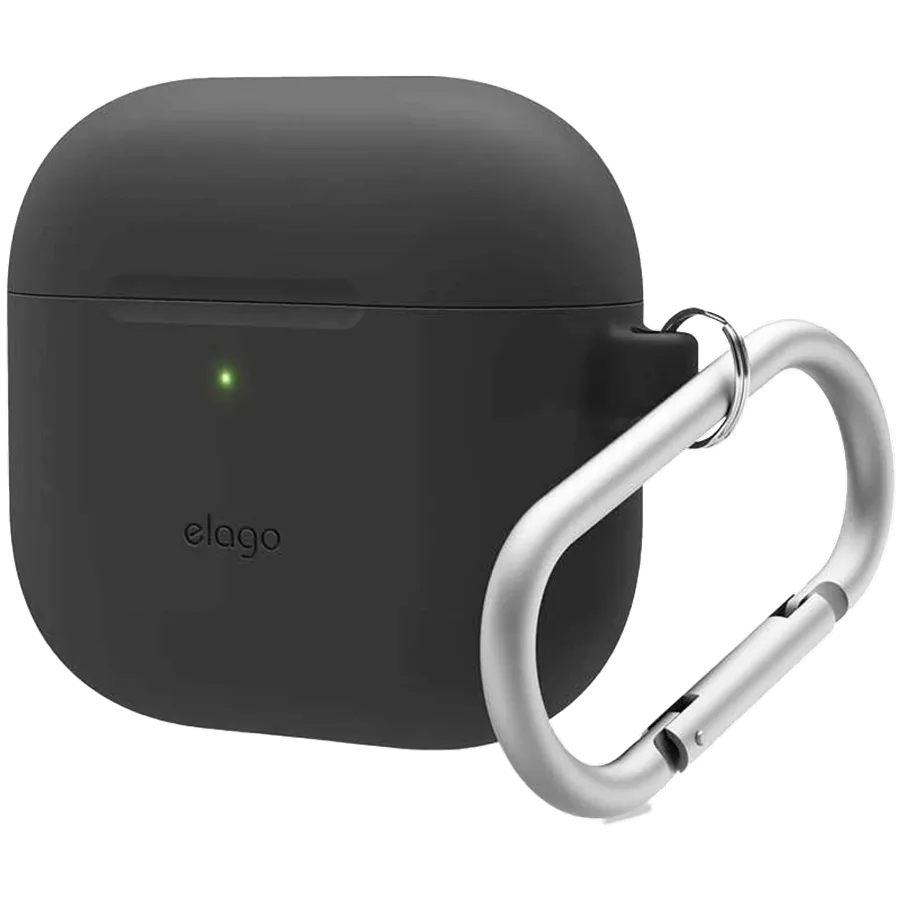 Чохол ELAGO Hang case  Чорний для AirPods (Gen4) — Зображення №1