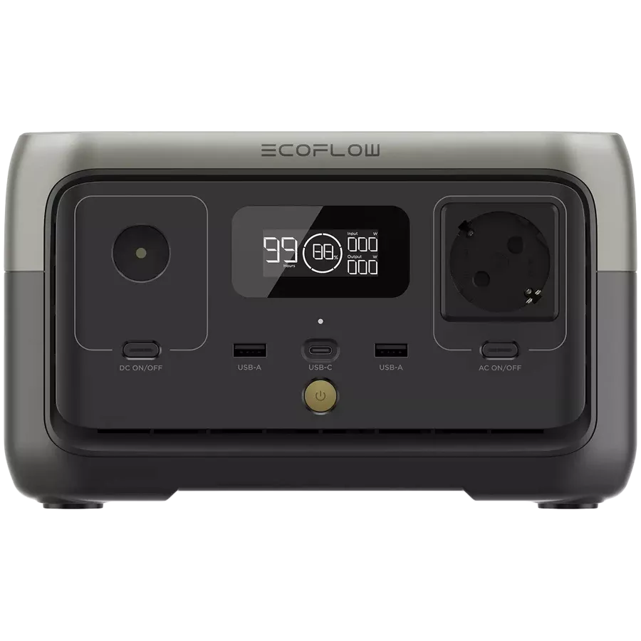 Зарядная станция ECOFLOW CEE 7/4 2*USB Type-A, USB Type C, 600 Вт — Изображение №1