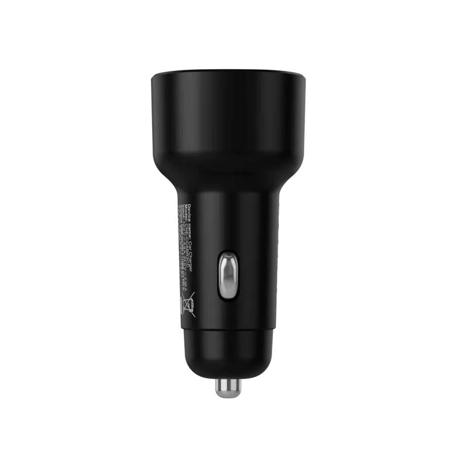 CANYON Car Adapter 2*USB-C, 60 W, Black — Image №4