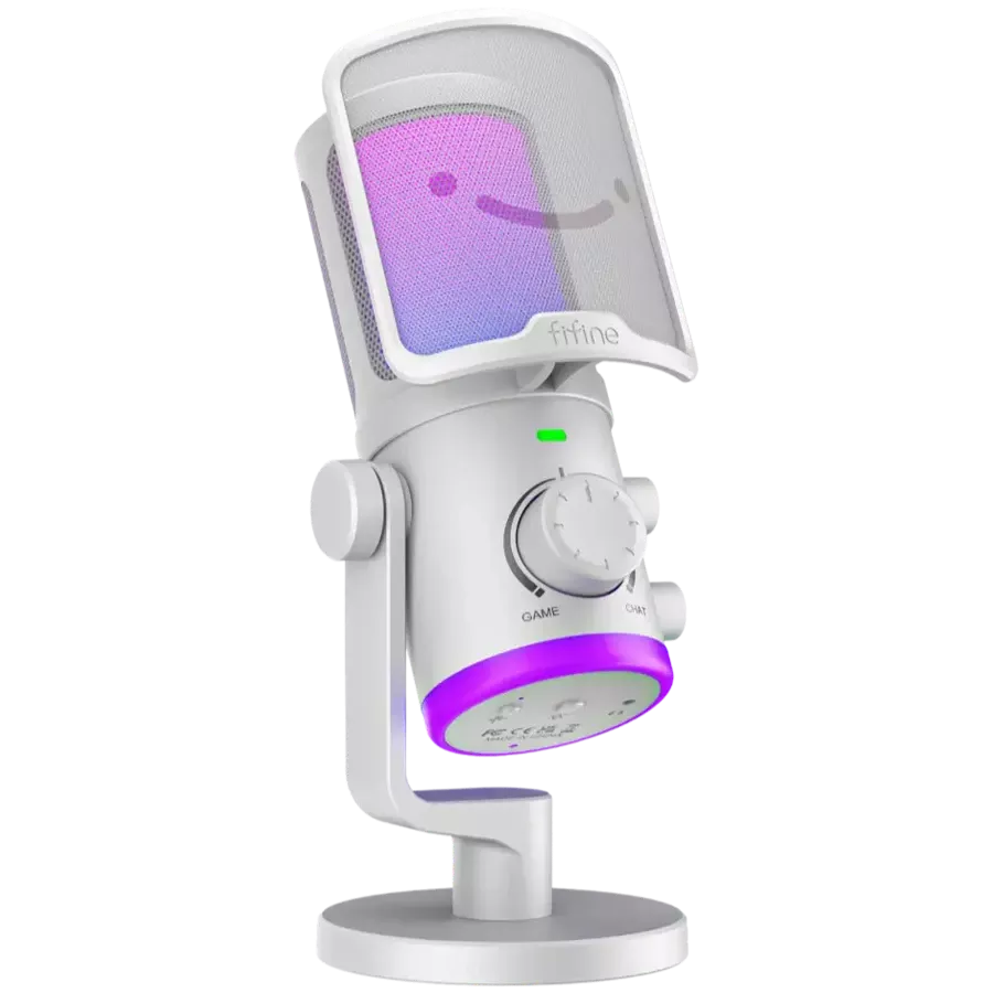 Мікрофон USB Fifine AM6 White — Зображення №1