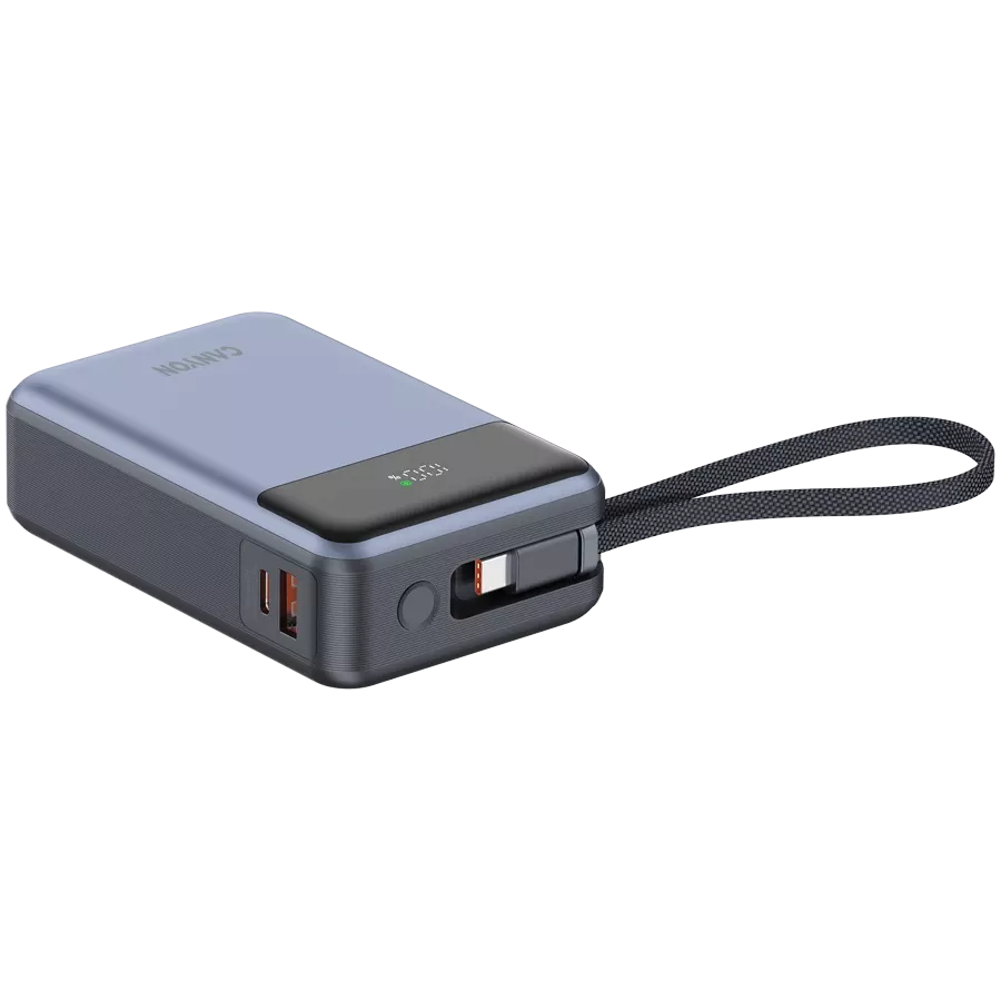 CANYON OnPower 600 Power Bank, 20000 mAh, Σκούρο Γκρι — Εικών №4