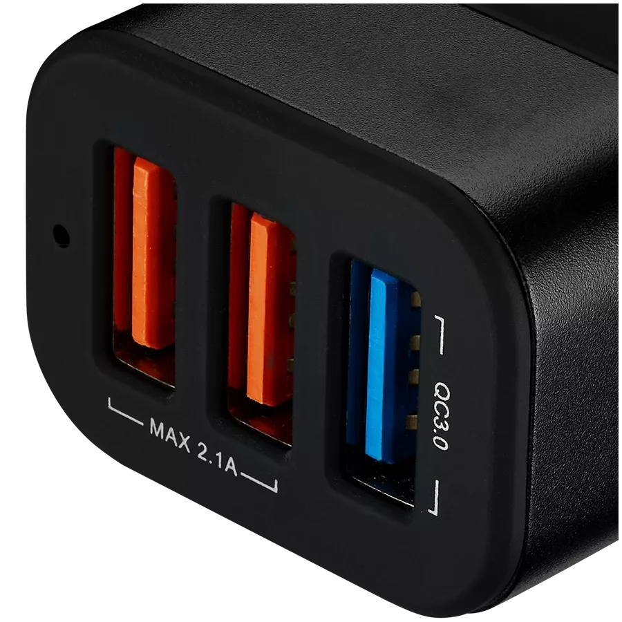 Автомобильный адаптер CANYON C-07 3*USB Type A — Зображення №4