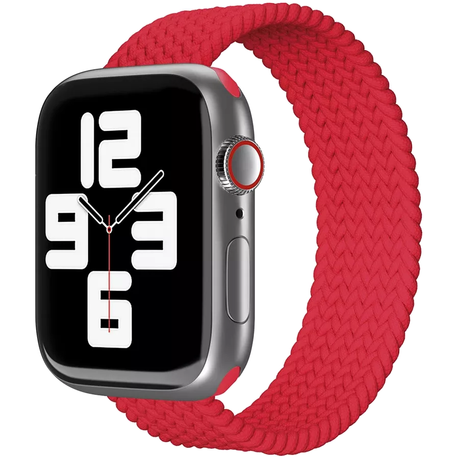 Ремешок VLP Woven nylon strap для Apple Watch 38/40/41 Красный — image №1