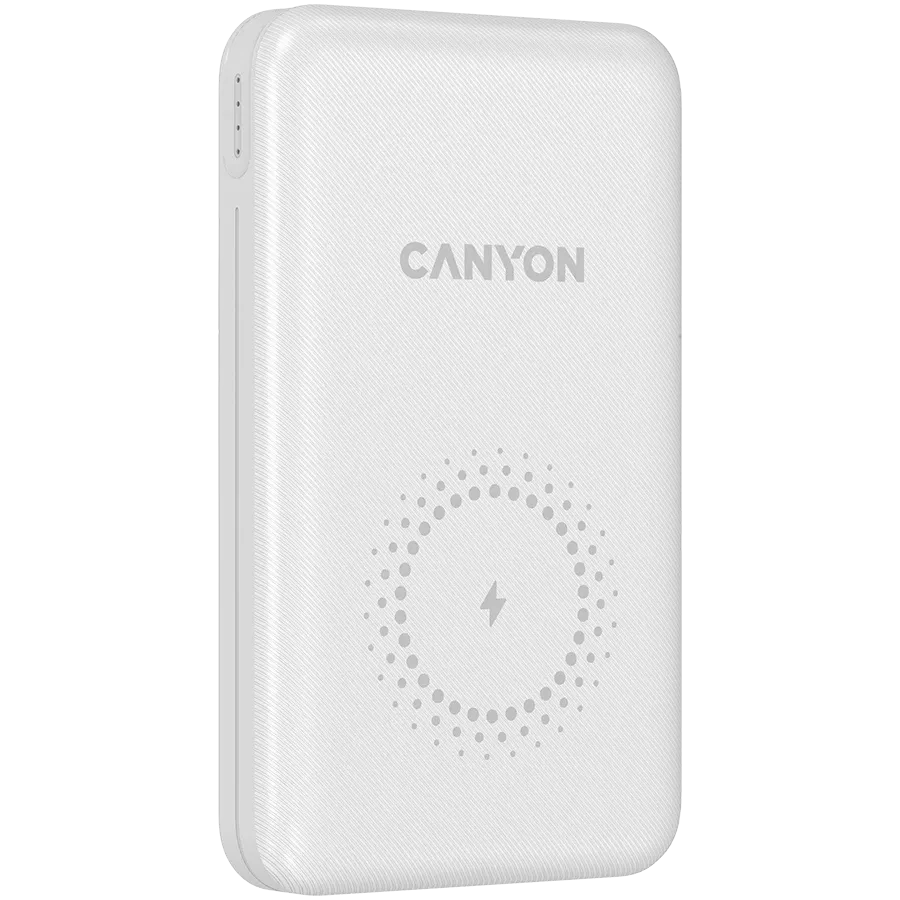 CANYON PB-1001 Power Bank, 10000 mAh, Λευκό — Εικών №3