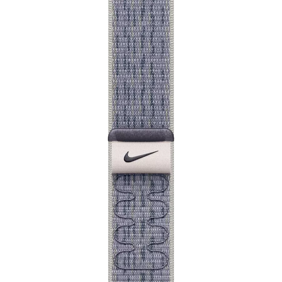 Удлинитель ремешка APPLE 46мм Nike Sport Loop Nike Sport Loop Gray/Blue для Apple Watch 44/46 mm — Изображение №1