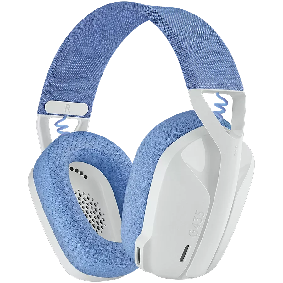 Навушники LOGITECH G435 Lightspeed Wireless Gaming White (L981-001074) — Зображення №1