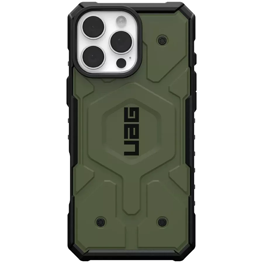 Husă UAG Pathfinder cu MagSafe pentru iPhone 16 Pro, Olive Drab — image №1