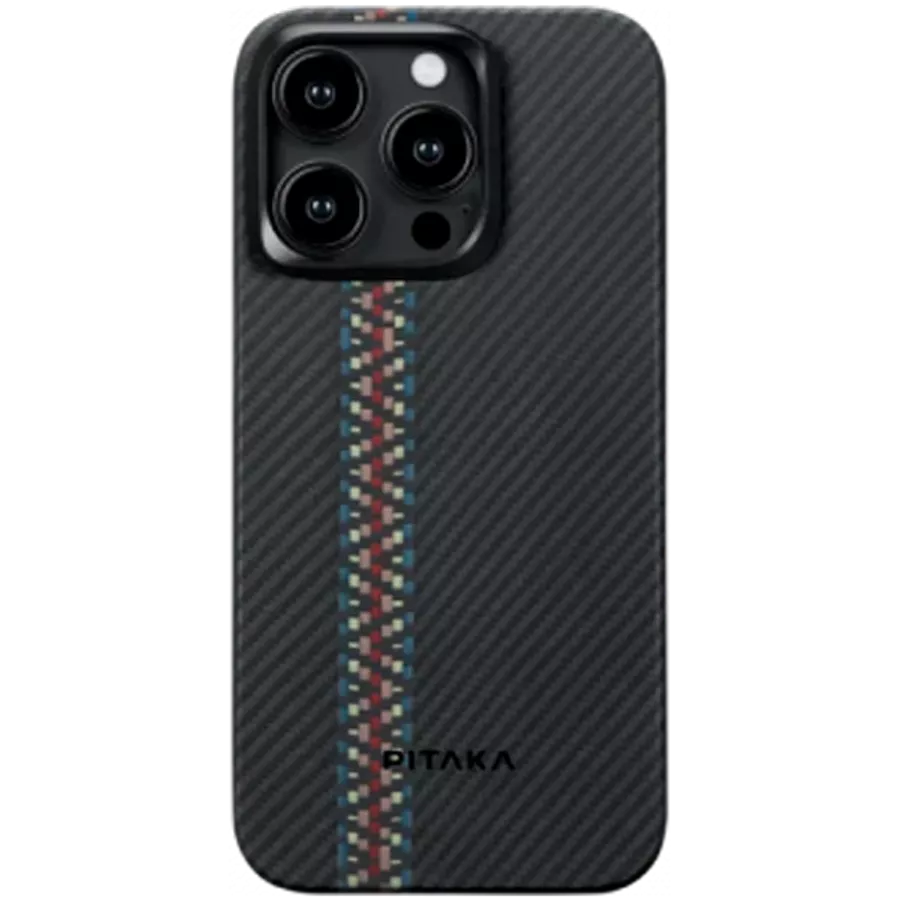Պատյան PITAKA Fusion Weaving MagEZ Case 4 հետ MagSafe Rhapsody for iPhone 15 Pro — image №1