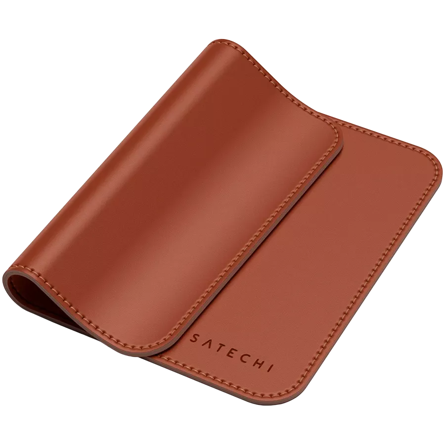 SATECHI Eco Leather Mouse Pad, Brown — Image №2
