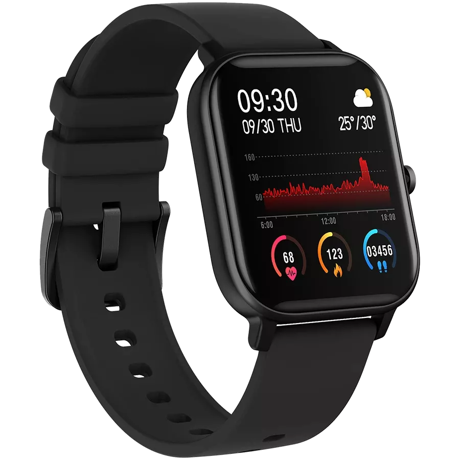 CANYON Wildberry SW-74 Smart Watch, 42mm, Black — Image №3
