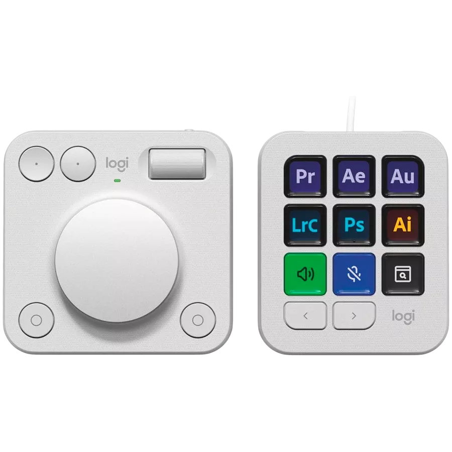 LOGITECH Keypad USB/Bluetooth, Απαλό Γκρι, — Εικών №1