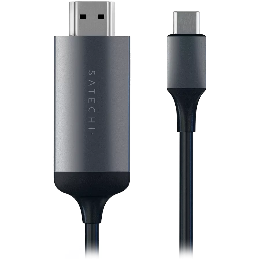SATECHI USB-C to HDMI Cable, 1.8 m, Space Gray — Image №2