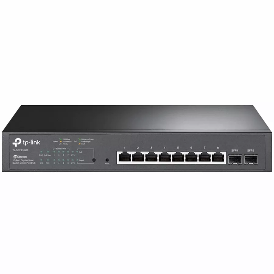 TP-LINK Network Switch TL-SG2210MP — Image №1 TP-LINK Network Switch TL-SG2210MP — Image №1
