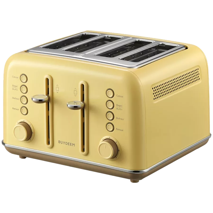 BUYDEEM 4 Slice Toaster model DT640E color Mellow Yellow EU DT640E MY EU