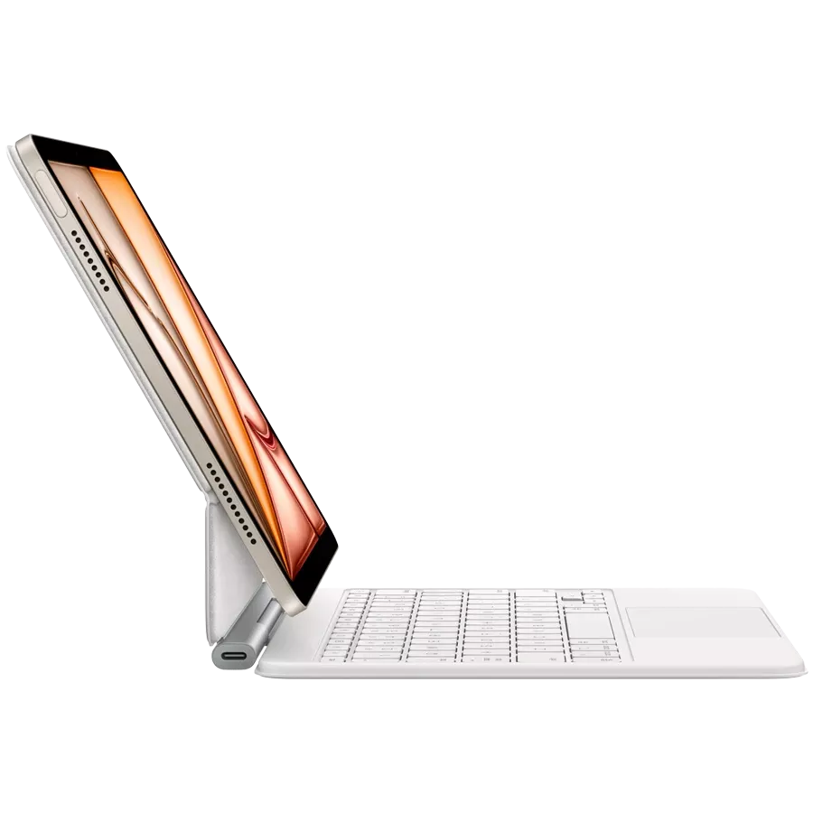 APPLE Чехол-клавиатура Magic Keyboard  Белый для iPad Air 11 (M3) — Изображение №4