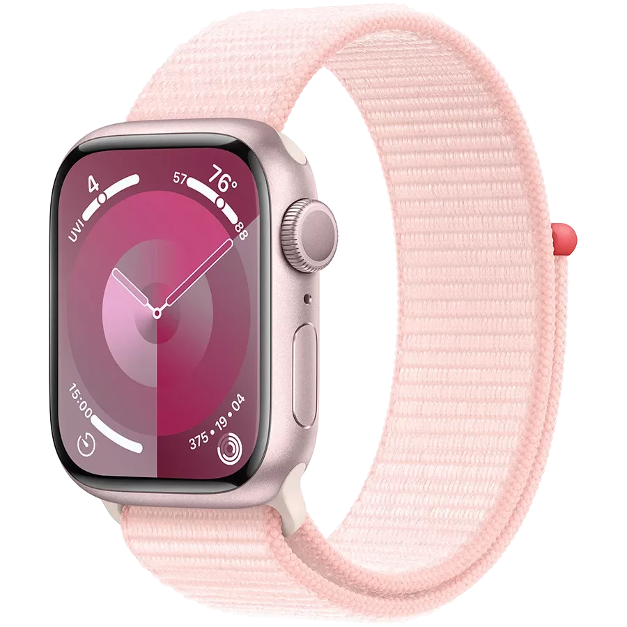 Apple Watch Series 9 GPS 41mm Pink Light Pink Sport Loop purchase price MR953QR A installments iSpace